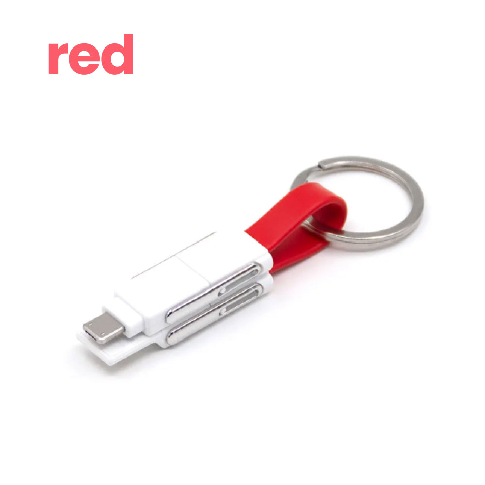 5-in-1 Magnetic Keychain USB Charging Cable